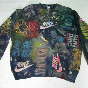 Vintage Hand Painted Nike Doom Akira Crewneck